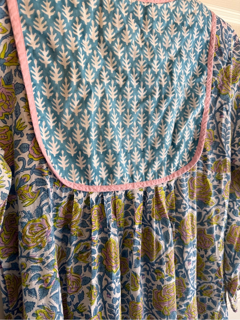 SZ Blockprint Jaipur Printed Dress - SMALL - Picture 5 of 6